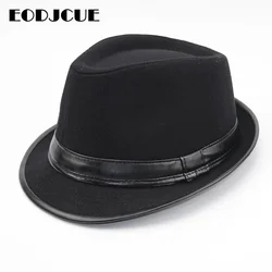 2019 nouveauté Fedora Jazz chapeau hommes femmes Vintage laine hiver chapeau en plein air chaud casquette en gros