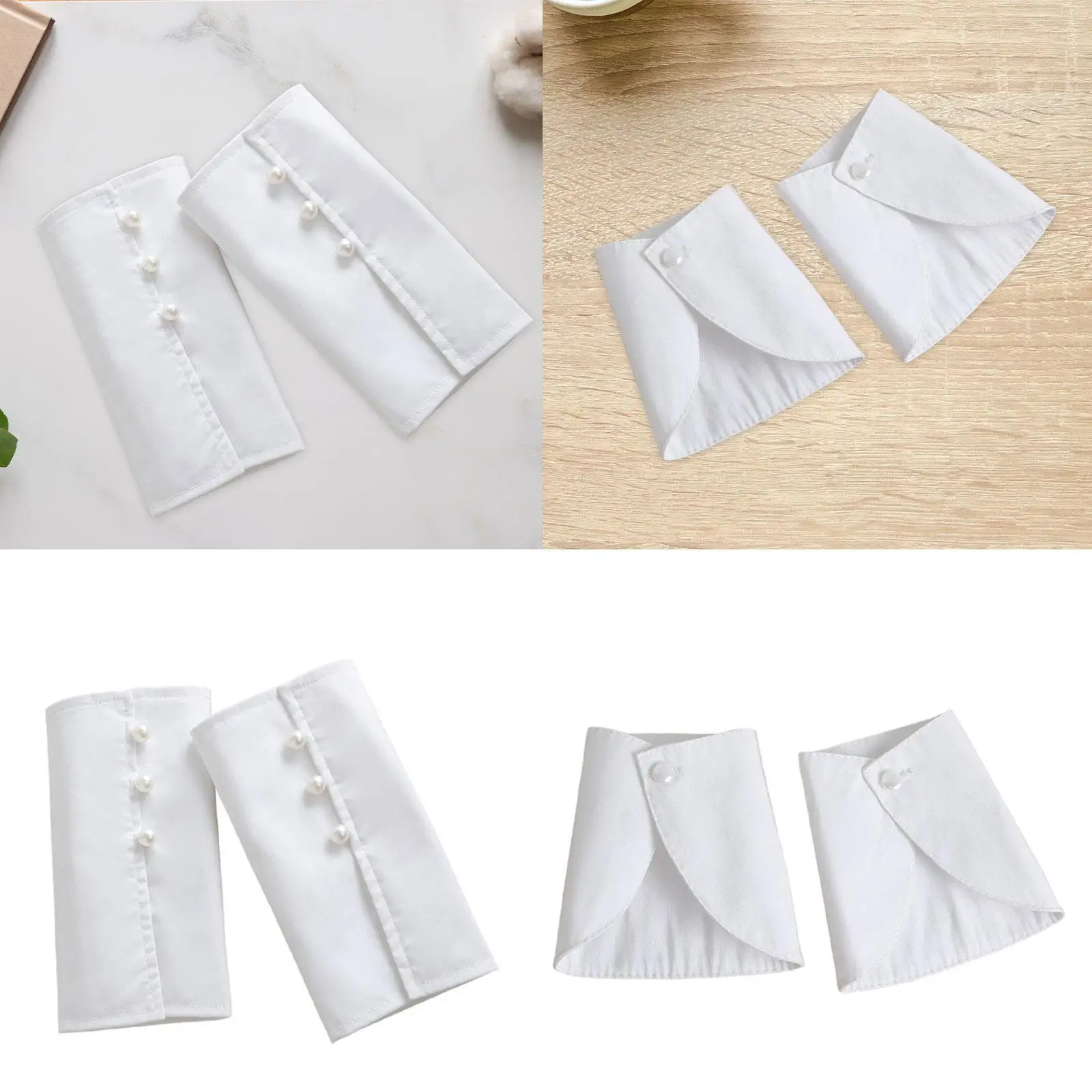 False Cuffs Comfortable Versatile Lightweight Buttons Costume Accessory Winter