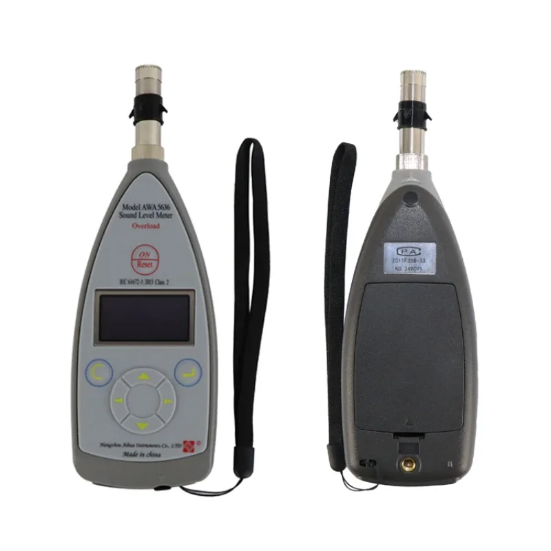 30-130 dBA Digital Audio Noise sound level meter AWA5636-1 Class 2 Decibel meter MAX Data Hold Fast and Slow Selection