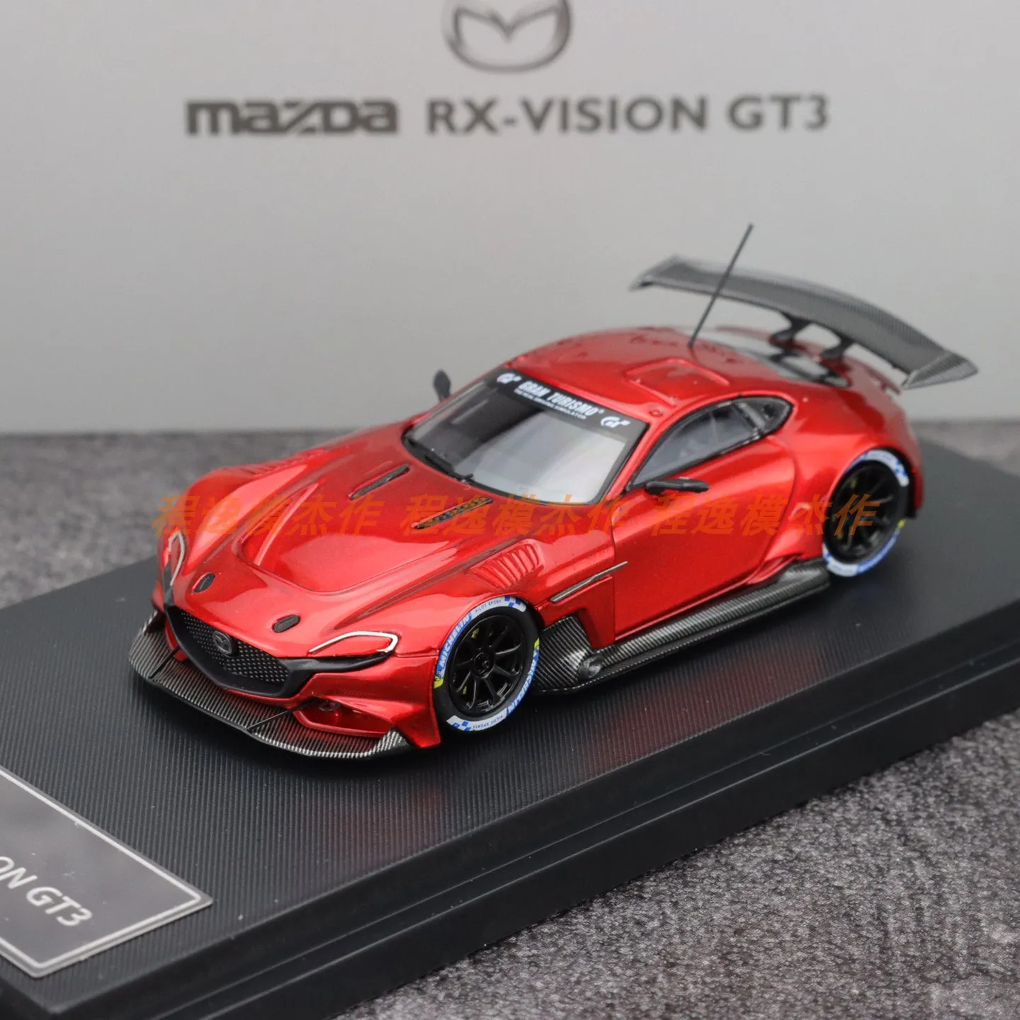 

Модель Glory 1:64 Mazda RX Vision GT3, легкосплавный автомобиль, литье под давлением и игрушечный транспорт, модель автомобиля, миниатюрная масштабная модель автомобиля для детей