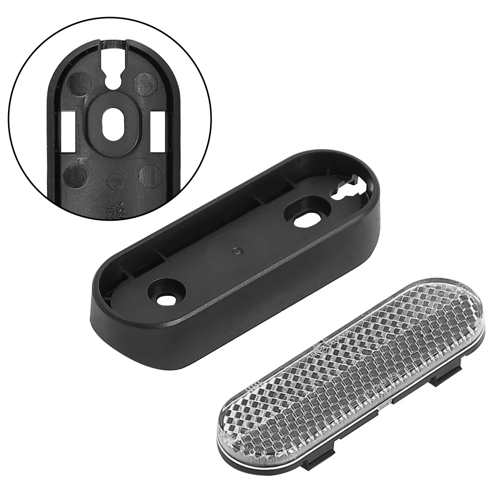 

For Ninebot E2 Pro Electric Scooter Night Remind Reflective Front Reflector ABS Grey Replacement Parts Scooter Accessories