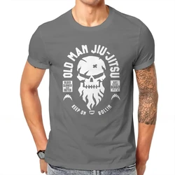 Old Man Men TShirt Jiu Jitsu Crewneck Tops 100% Cotton T Shirt Humor High Quality Gift Idea 2024   ﻿