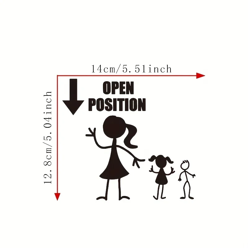 قطعة واحدة من ملصقات الفينيل العائلية الممتعة - متينة مقاومة للماء، ديكور رائع لنوافذ السيارة وأجهزة الكمبيوتر المحمولة والمجلات ومقابض الهاتف