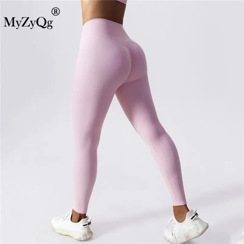 MyZyQg Women Drawstring Abdominal Yoga Push Up Leggings Tight Running Gym Bottoming Sports Training Fitness Pilate Pant