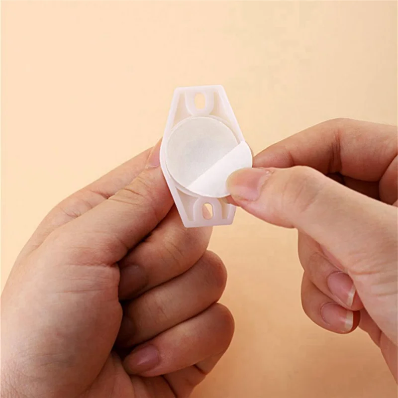 4개입 자가 접착형 무소음 볼 유니버설 휠 가구 캐스터 휠 스테인리스 스틸 휠 360도 회전 °   회전-BAAQ