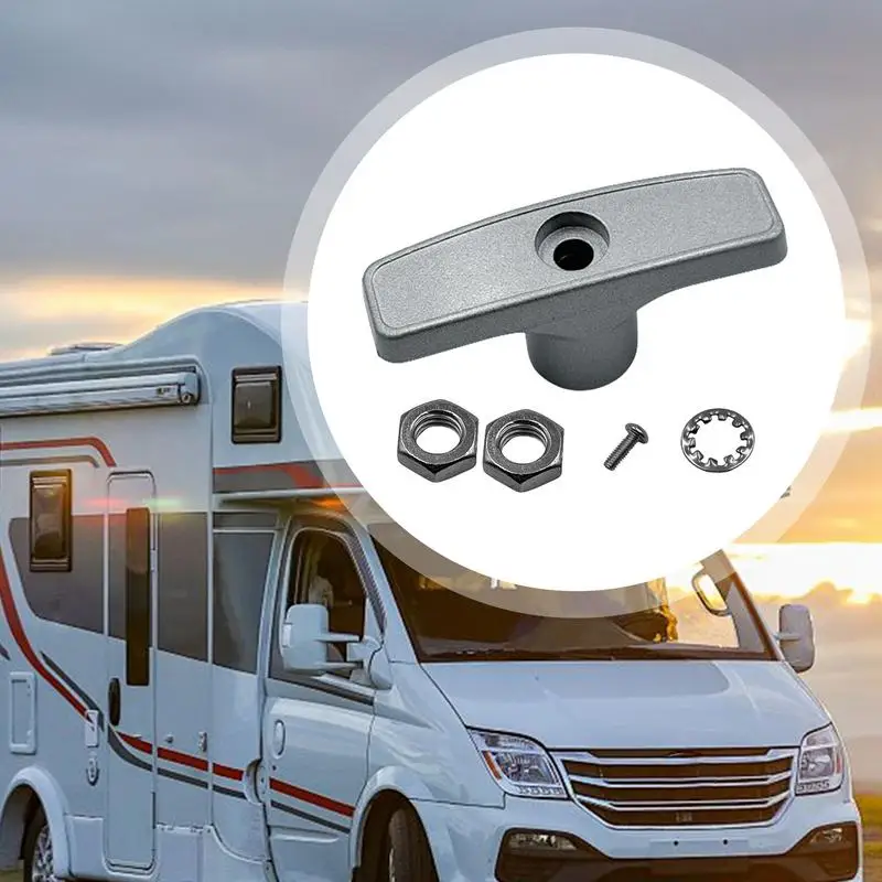 RV Dump Valve Handle RV Tank Valve Handle RV Waste Valve Handles Kit Aluminum Alloy RV Tank Valve Handle RV Parts And