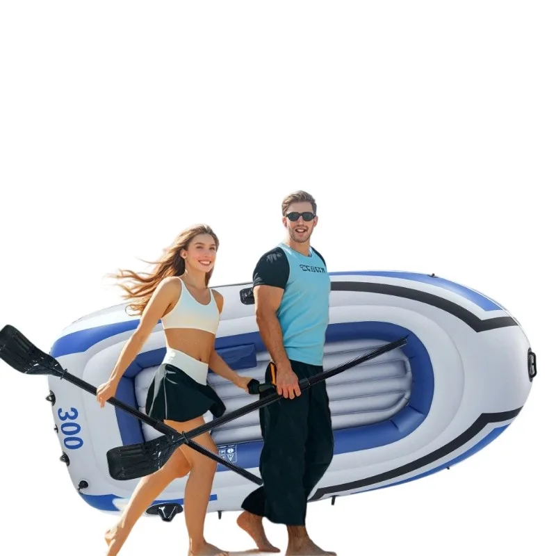 heavy-duty-pvc-inflatable-kayak-2-4-person-raft-canoe-for-fishing-rafting-and-water-sports-blue-white-and-yellow