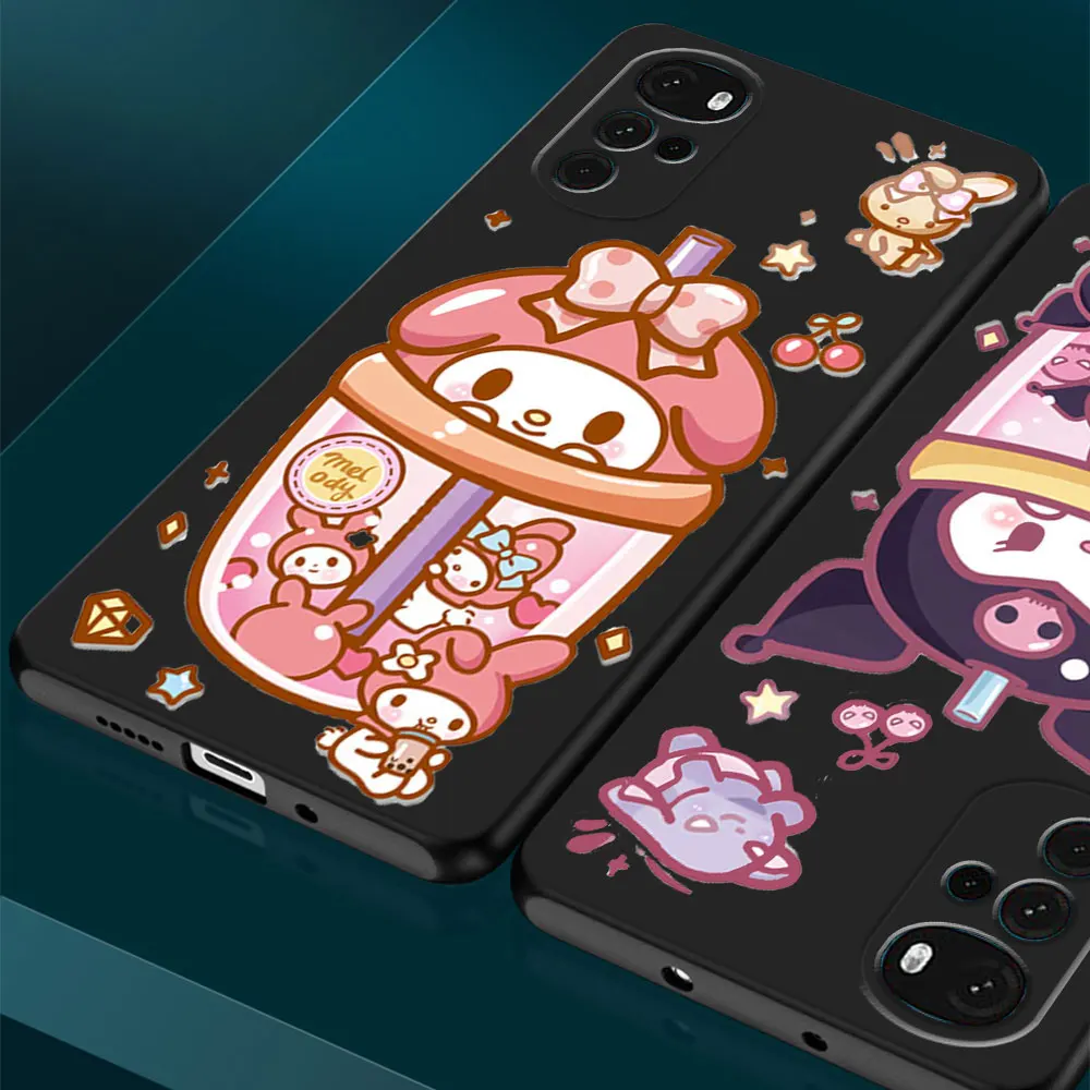 Cartoon cute Sanrio Phone Case for Motorola Moto One Hyper Edge 30 Fusion E6s Edge 40 Pro One Fusion Plus Edge 20 Lite Cover