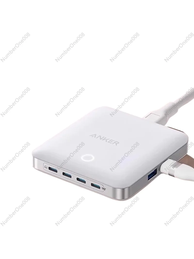 

Ultra-Thin 130W Desktop Charging Station Multi-Port USB Socket Charger for iPhone 16 GaN PD Fast Charging Universal for Laptops