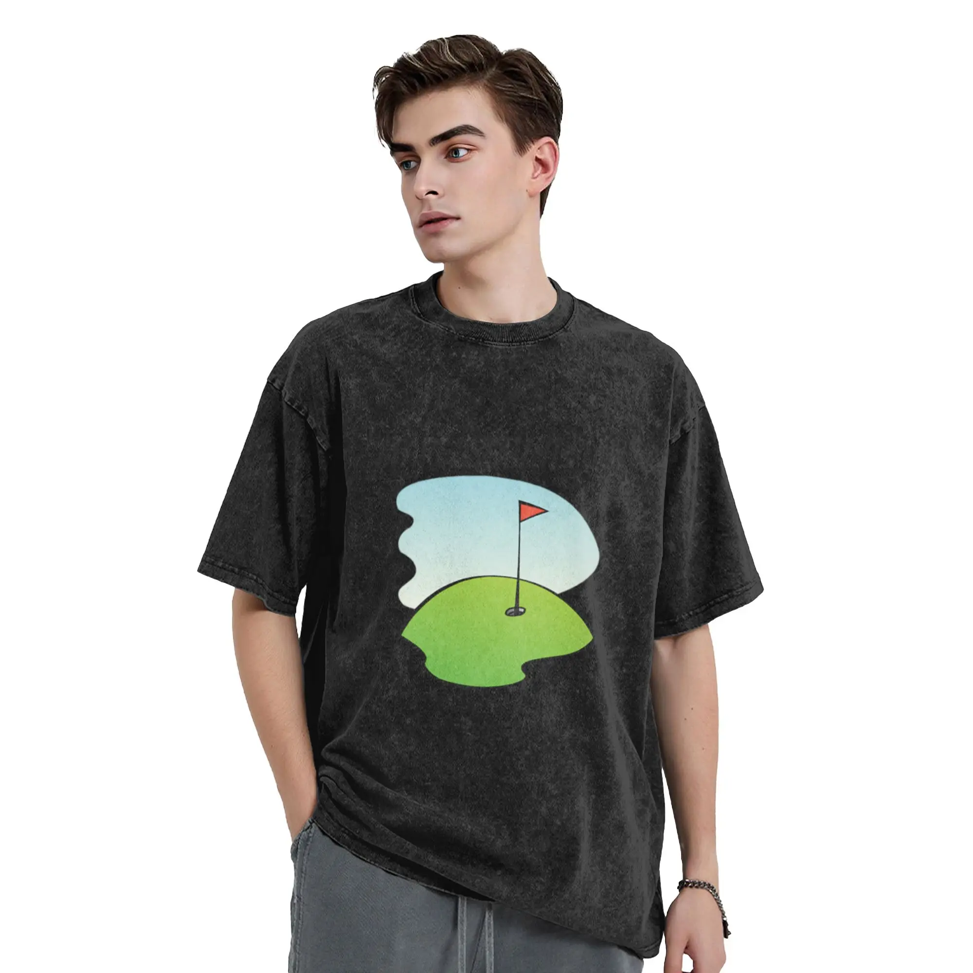 MY RETIREMENT PLAN Golfing Classic Cool A Washed T Shirt Men's Women's Oversized Cotton Tees Tops