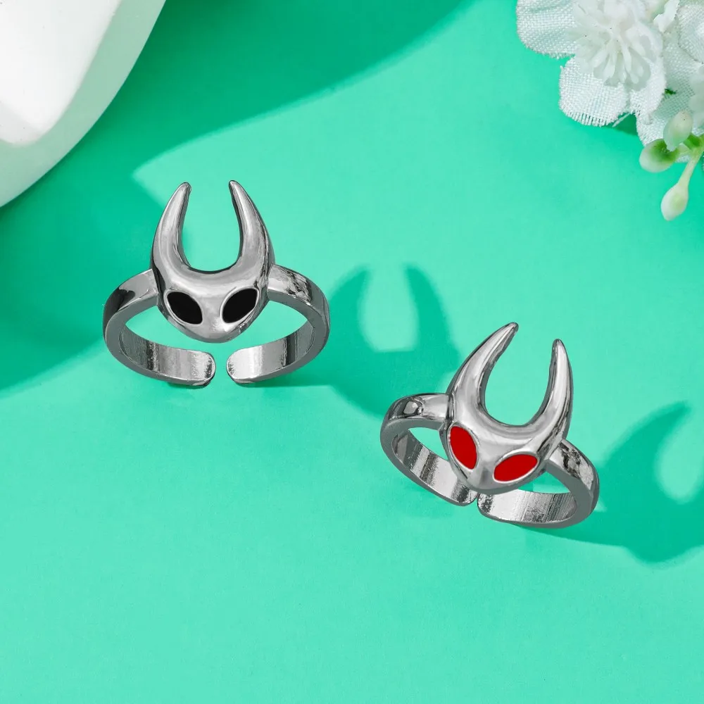 لعبة جوفاء فارس حلقات Silksong Kawaii الدبور نموذج خواتم مفتوحة لمحبي احتفال الملحقات الهدايا