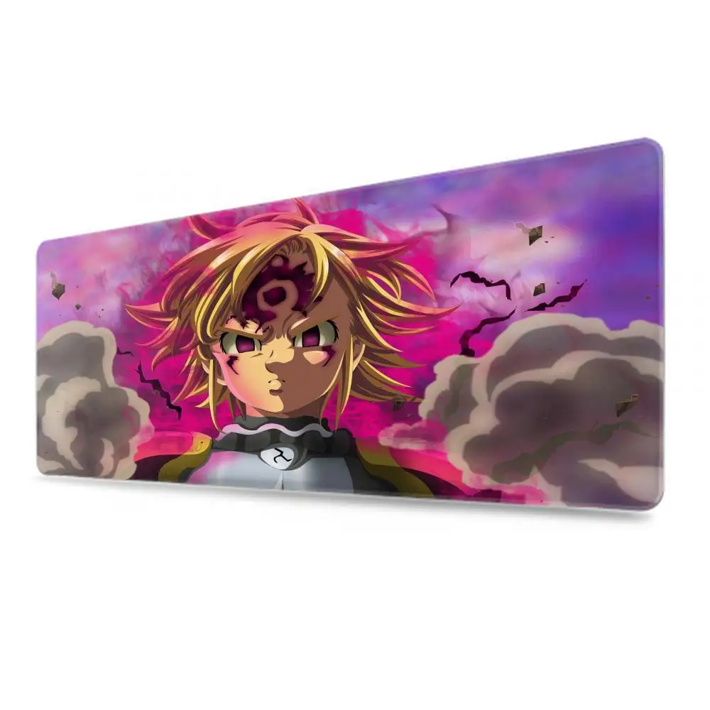 Seven deadly sins mouse pad 800x400x2mm mats Gorgeous Computer mouse mat gaming accessories Cartoon mousepad keyboard pc gamer