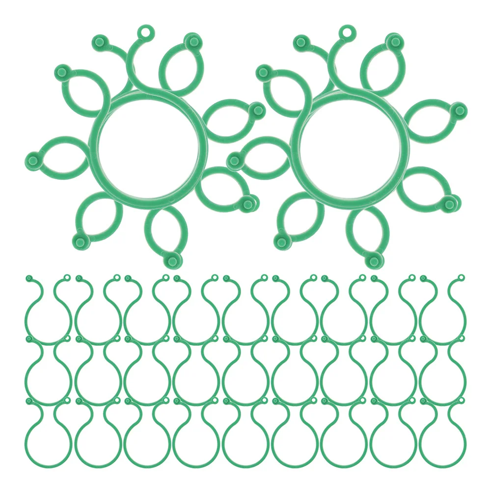 

100pcs Plant Stem Holder Plastic Stems Fixing Rack For Garden Flowerpot Bonsai Yard Plant Support Tool Stems Holder Rack