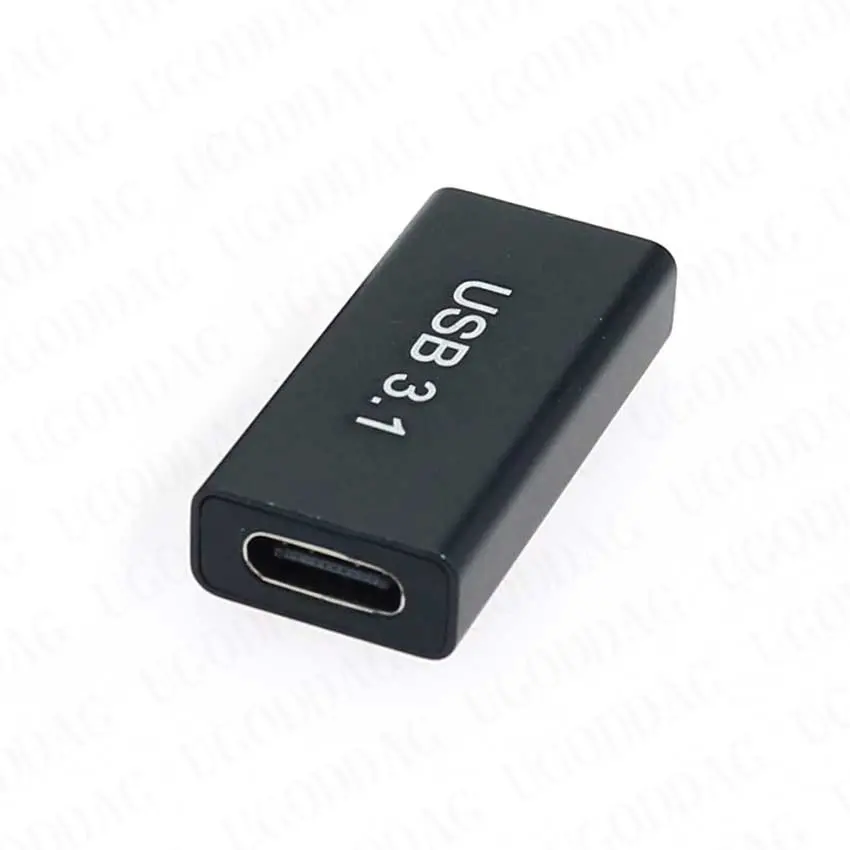 1/2 قطعة USB 3.0 مقرنة أنثى إلى USB نوع C أنثى محول سوبر السرعة USB3.0 نوع-C موسع اتصال محول