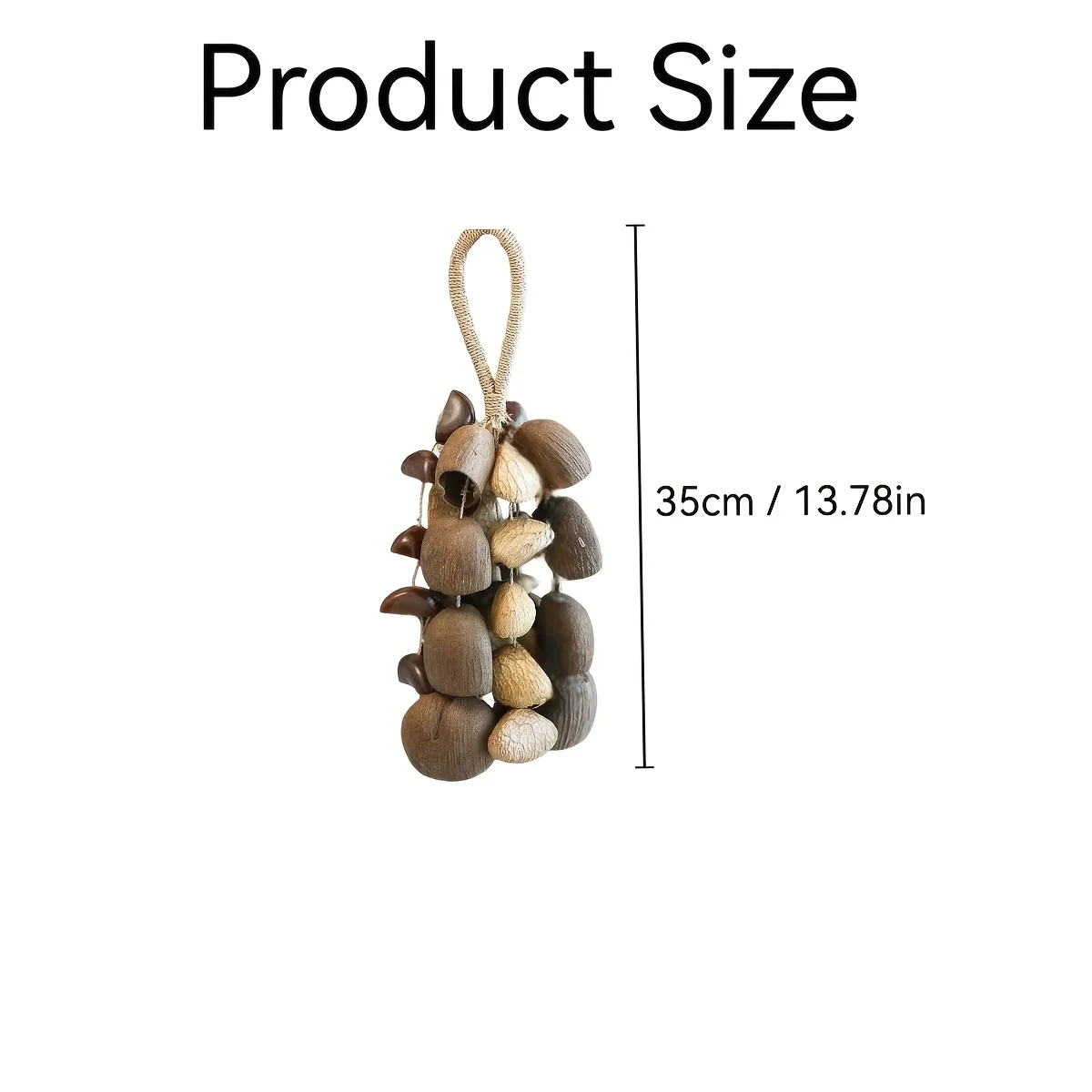 Shell Wind Chime Hand Bell |  Creative Decor Hanging | Perfect Birthday Gift Pendant, Car Hanging Ornament,and Mini Accessory