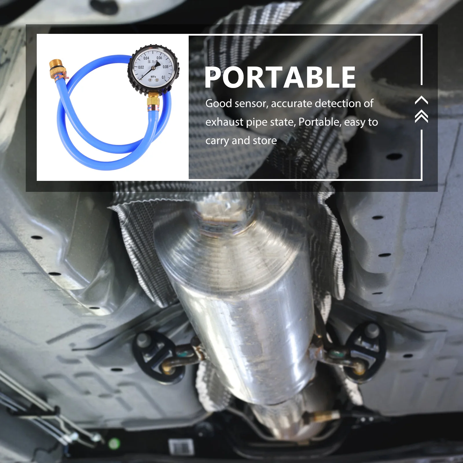 Automobile Three-way Catalytic Detection Table Plugging Tester Car Exhaust Emission Sealants Iron