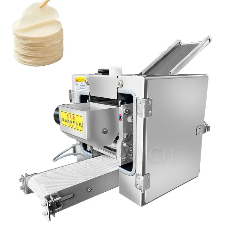 Máquina eléctrica para la piel de raviolis, prensa comercial para rollos de pasta, máquina para envolver dumplings