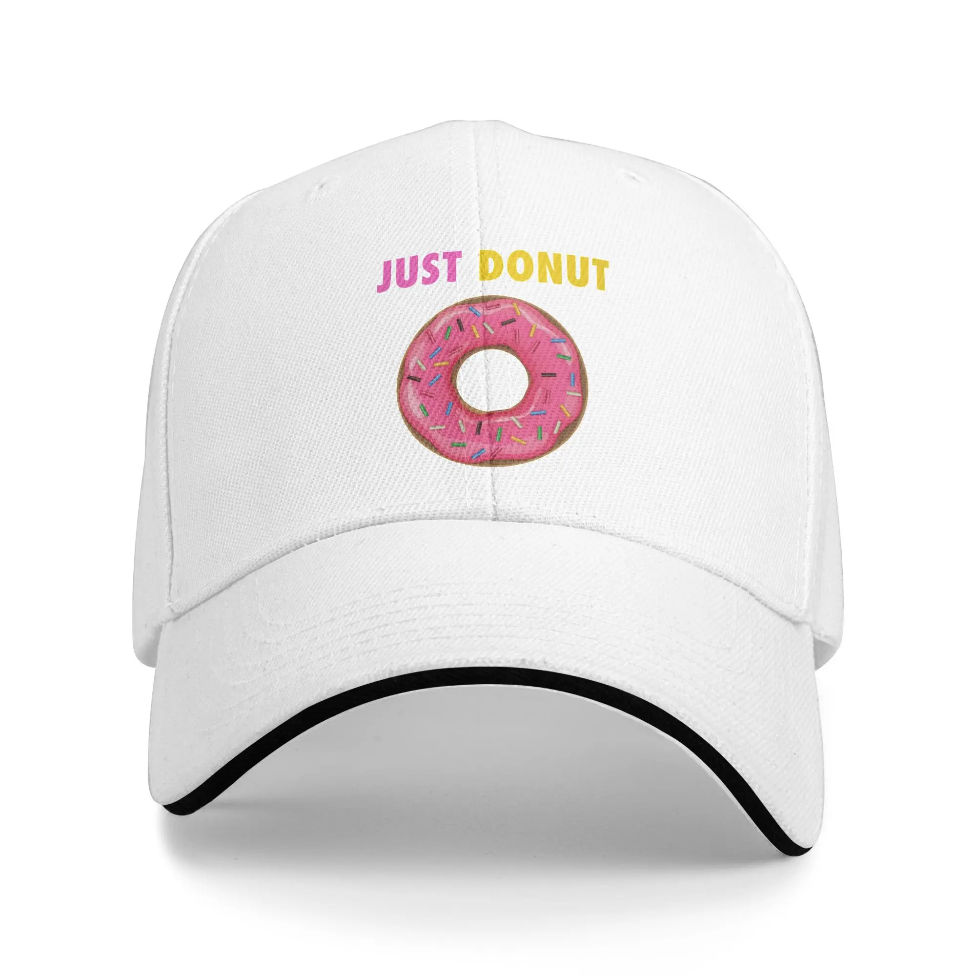 

Just Donuts Cap Fashion Casual Baseball Caps Adjustable Hat Hip Hop Summer Unisex Baseball Hats Customizable Polychromatic
