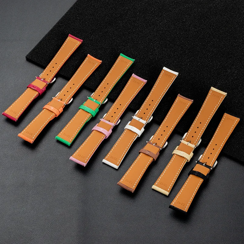 Correa de nailon de lona para Apple Watch Ultra 8, S7, 6, 5, 4, serie Iwatch, pulsera de cuero, 22mm, 42mm, 38mm, 49mm, mujer