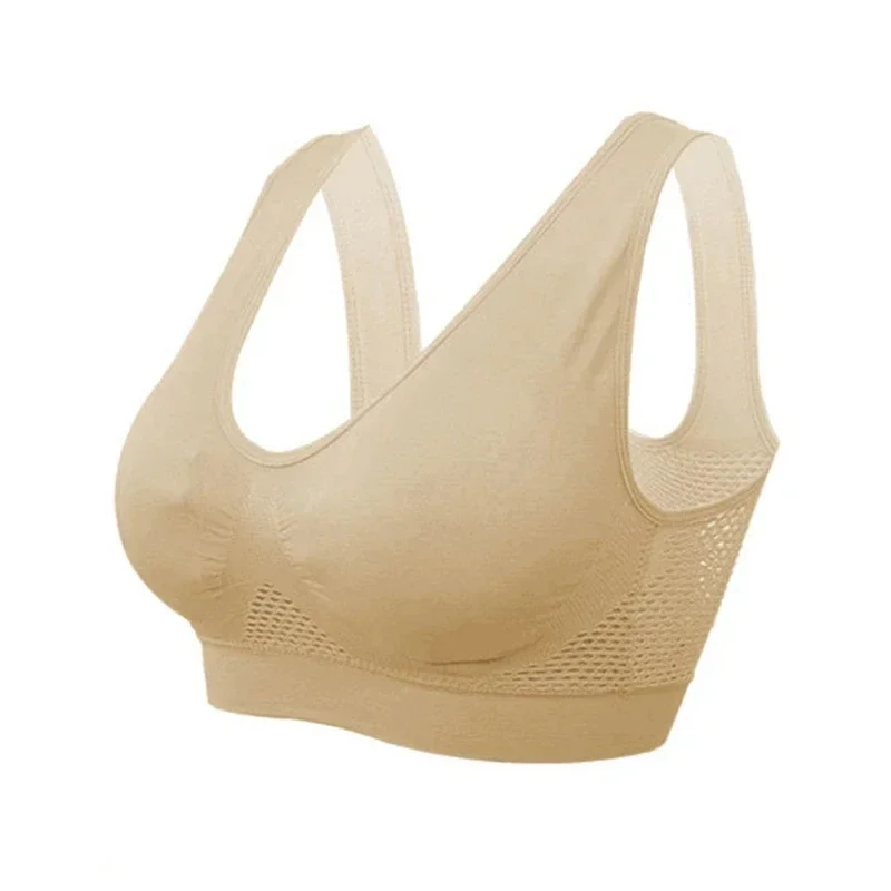 Prodyšná sportovní podprsenka Top Fitness Dámské podprsenky Odnímatelná vyztužená sportovní podprsenka Běžecká posilovna Bezešvé push-up podprsenky - náhled 5