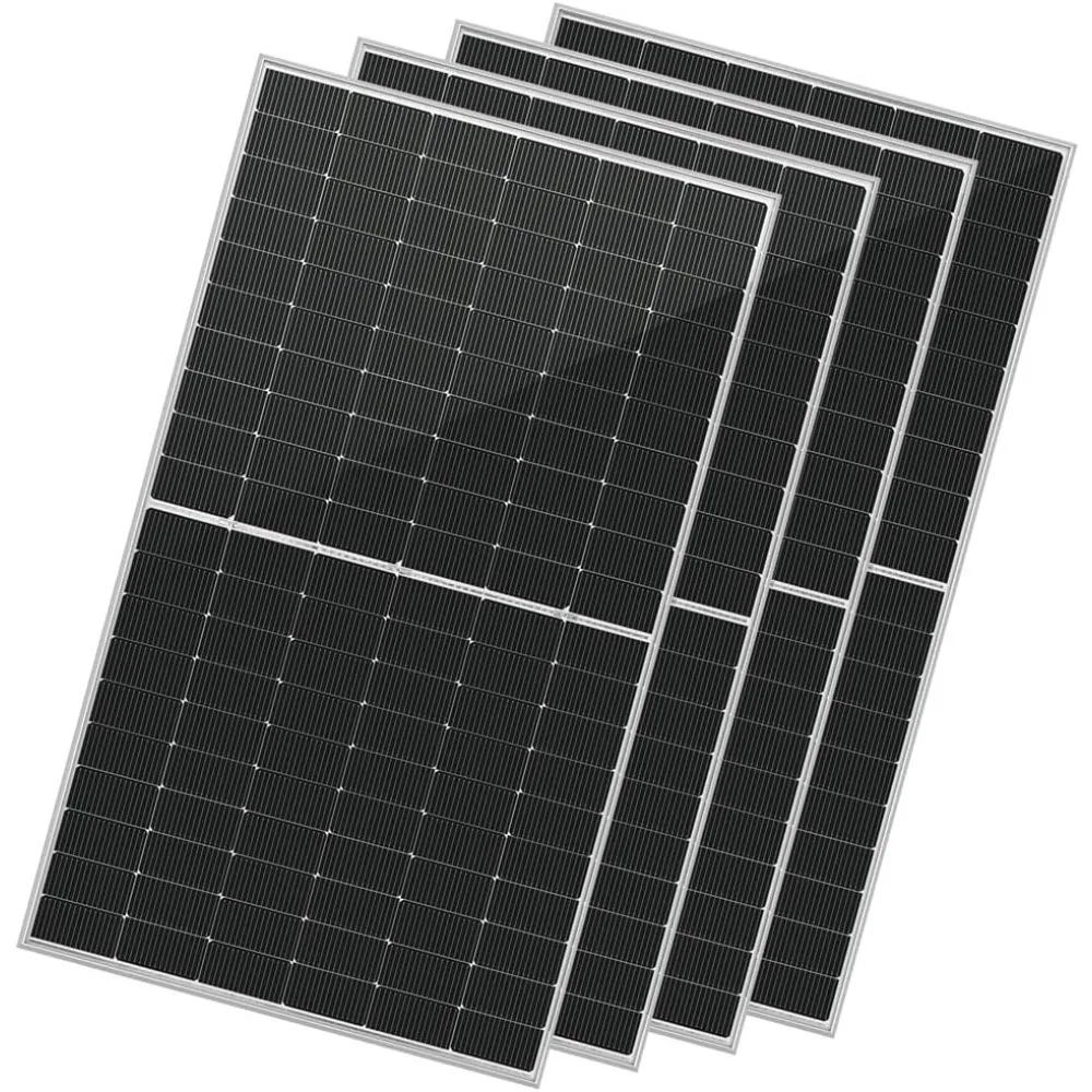 

N-Type 16BB 460W Bifacial Solar Panel 4PCS, High Efficiency Up to 30% Extra Power,IP68,Charging 12V/24V/36V/48V PV System