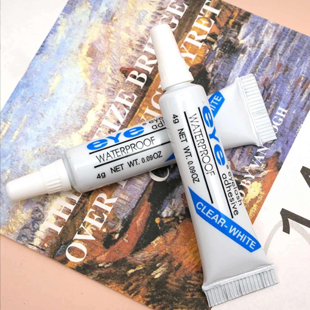 Falscher Wimpernkleber, 7 g, Pfropfwimpern, falsche Wimpern, schnell trocknend, keine Spuren, natürlich und langlebig, transparent und unsichtbar