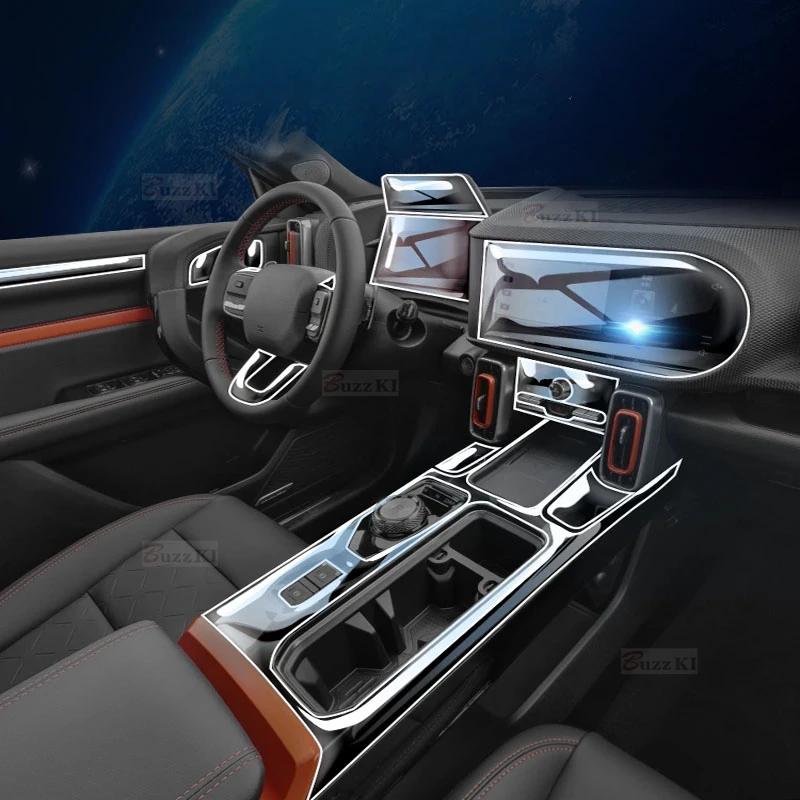

Прозрачная защитная пленка из ТПУ для экрана Haval Dargo 2022, аксессуары для автомобиля