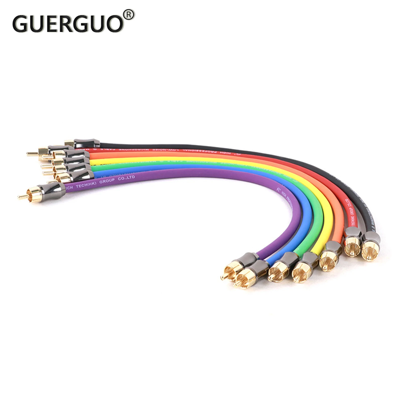 

1PC RCA to RCA Cable Jack Connector Splitter Audio Cable RCA Stereo Aux Wire for TV CD DVD VCD Radio Sound Amplifier Console