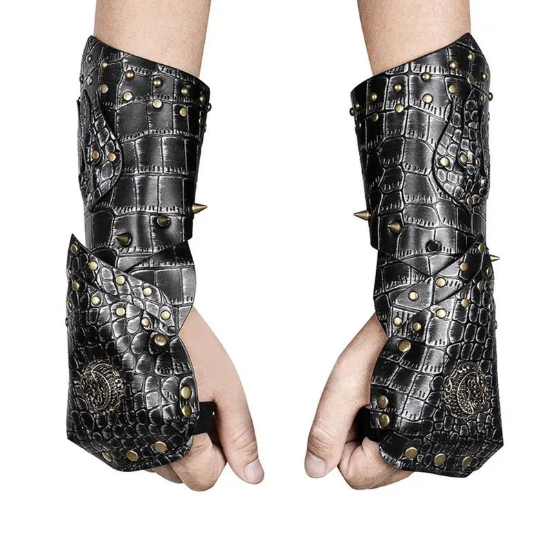 Leather Arm Bands Unleash Your Inner Warrior Leather Vking Arm Bands Authentic Medieval Bracers For Men And Women Accessories