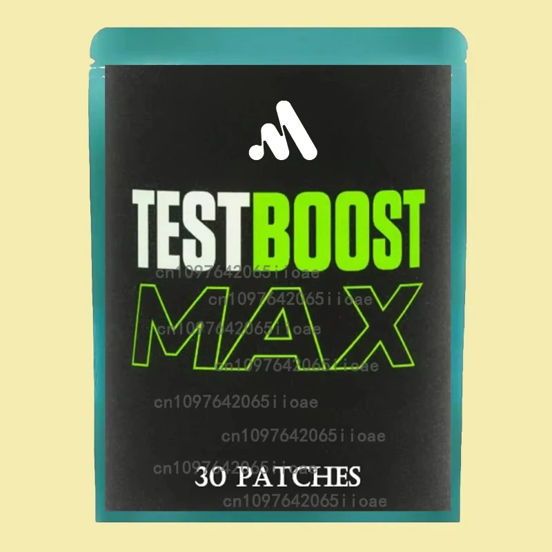 

30 патчей Transdermal Patches Testosterone Max для мужчин, мака, женьшень, Shilajit & Saw Palmetto