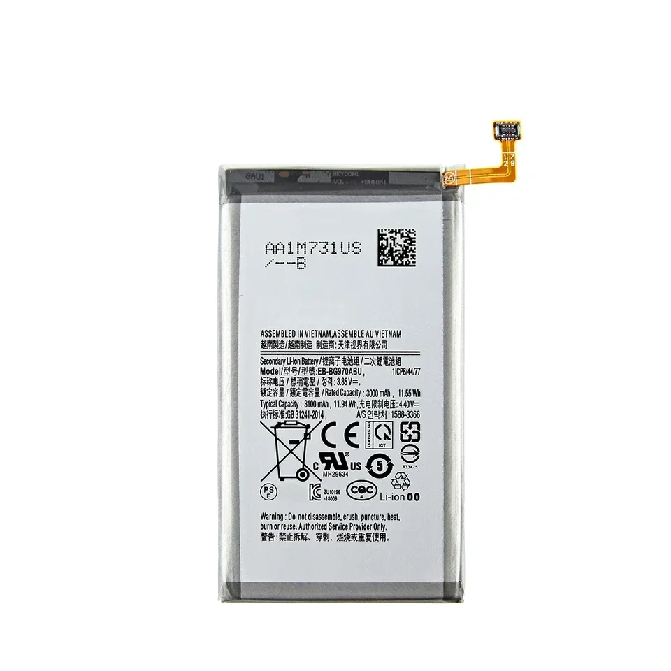 Batería de repuesto EB-BG970ABU 3100mAh para Samsung Galaxy S10E SM-G970F/DS G9700 G970U G970W con kit de herramientas 2