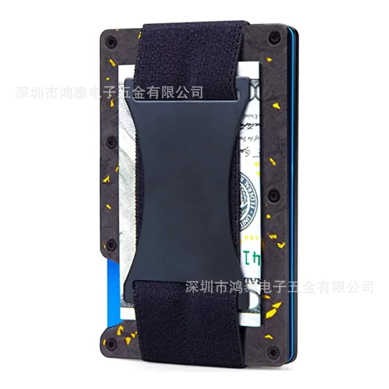 NONE Forged Carbon Fiber Slim Wallet Black 6