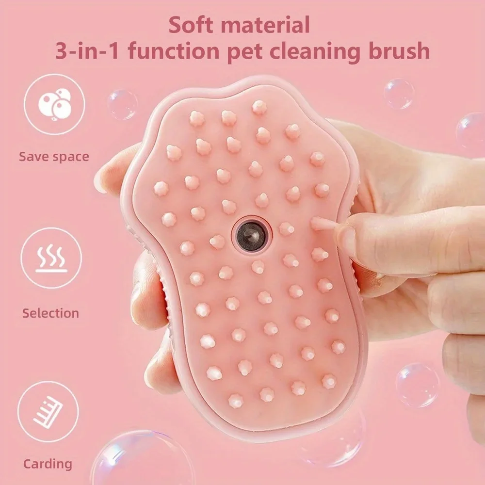 Steam Cat Brush,3in1 Spray  for Massage,  Cat Grooming Brush for Removing Knots and Loose Hair минимойка  청소기
