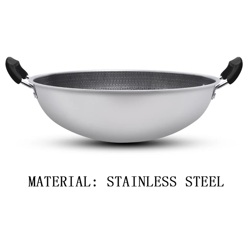 Cooking Non Stick Wok Pan Cast Iron Gourmet Traditional Kitchen Wok Pan Chinese Gas Burner Wok Vitroceramica Cookware ZGF5OC