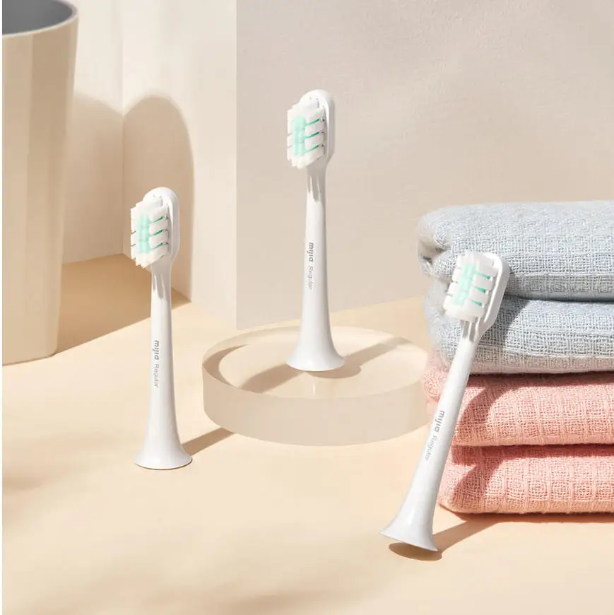 Original Brush Heads for XIAOMI Mijia Toothbrush T200 T200C, Replacement Sonic Brush Heads 3/6 PCS