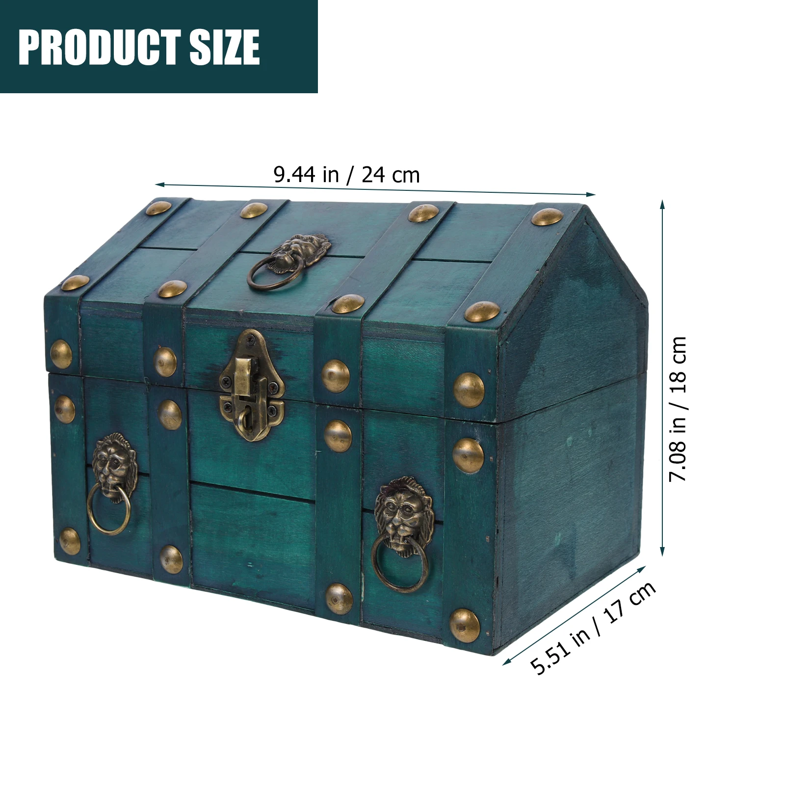 

Wooden Jewelry Box Chest for Lids Retro Decor Keepsake Keepsakes With Treasure Storage Unfinished High Quality