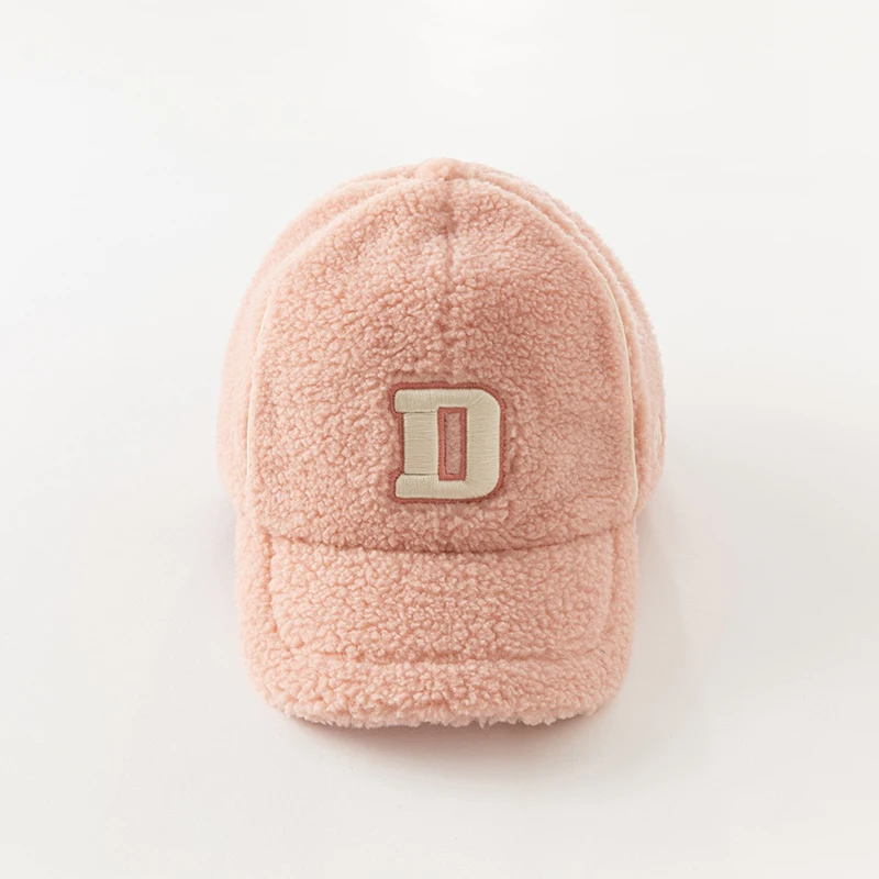 Dave Bella Kids Hat Winter Boys Girls Warm Pink Khaki Peaked Cap Baby Children Fashion Baseball Hat DB4237996