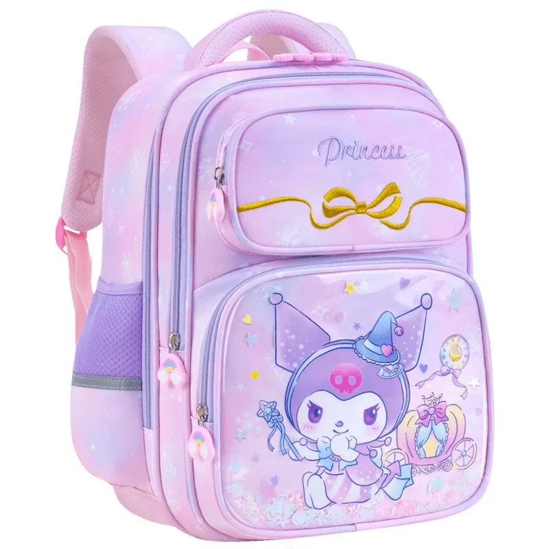 Sanrio Kuromi Cinnamoroll plecak szkolny dla dzieci Kawaii Student maluch książki książki torby dla dziewcząt bagaż dzieci artykuły piśmienne dla