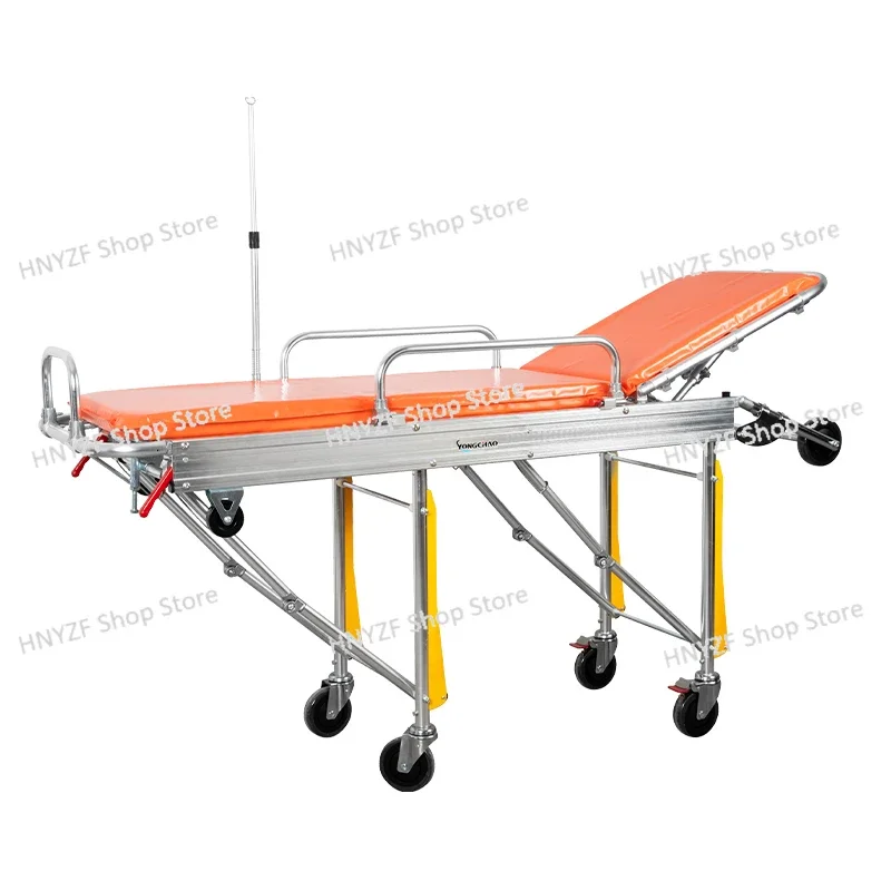 Medical Equipment Automatic Loading Folding Portable Injured Patient Ambulance Stretcher Trolley for Sale