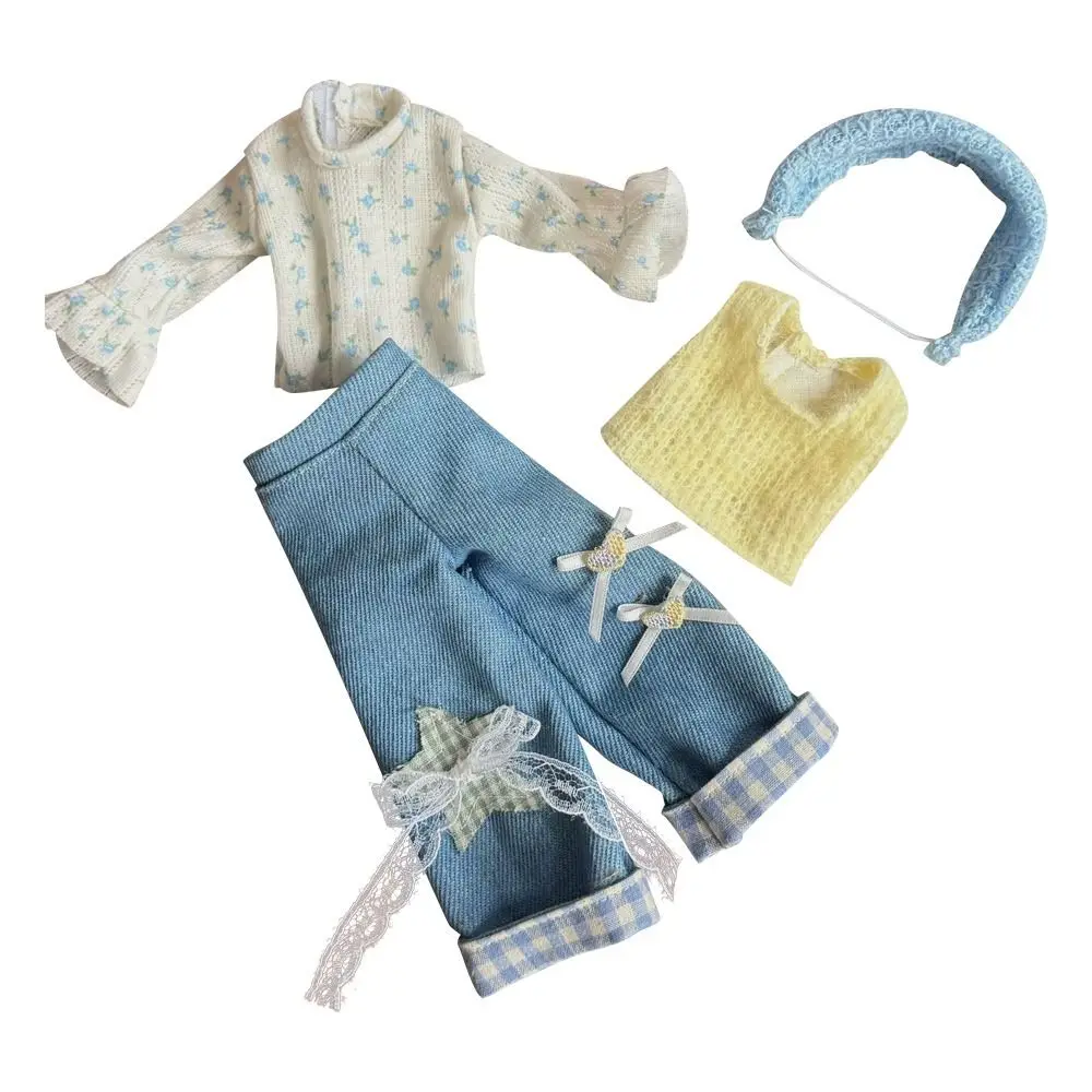 30 cm maat BJD jurk prinses Lolita stijl 1/6 schaal mode outfit met hoofddeksels verwisselbare kleding casual set