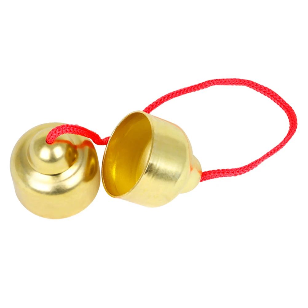 

Golden Kids Bell Toys Mini Percussion Instrument Pure Copper Plated Music Teaching Tool Portable Play