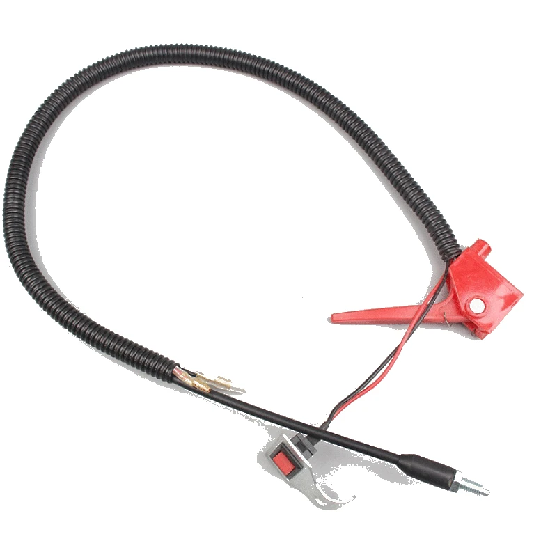 48F On Off Kill Switch Throttle Cable Line Start Cable Fit Chinese 1E48F 63cc 6300 Engine Trimmer Earth Auger Drill Blower