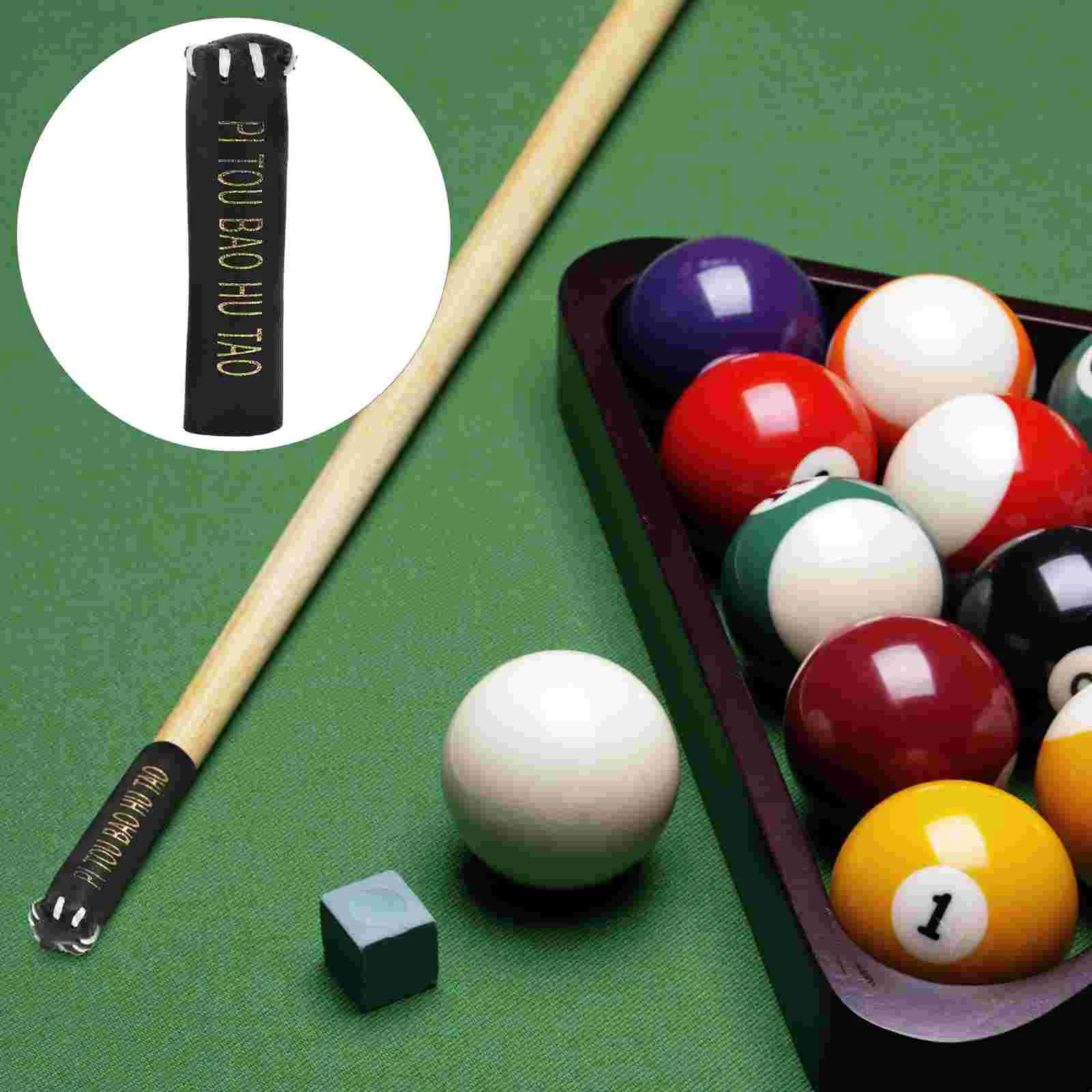 Capa de bilhar anti-risco, Snooker Rod Tip Cover, Tampa ponta