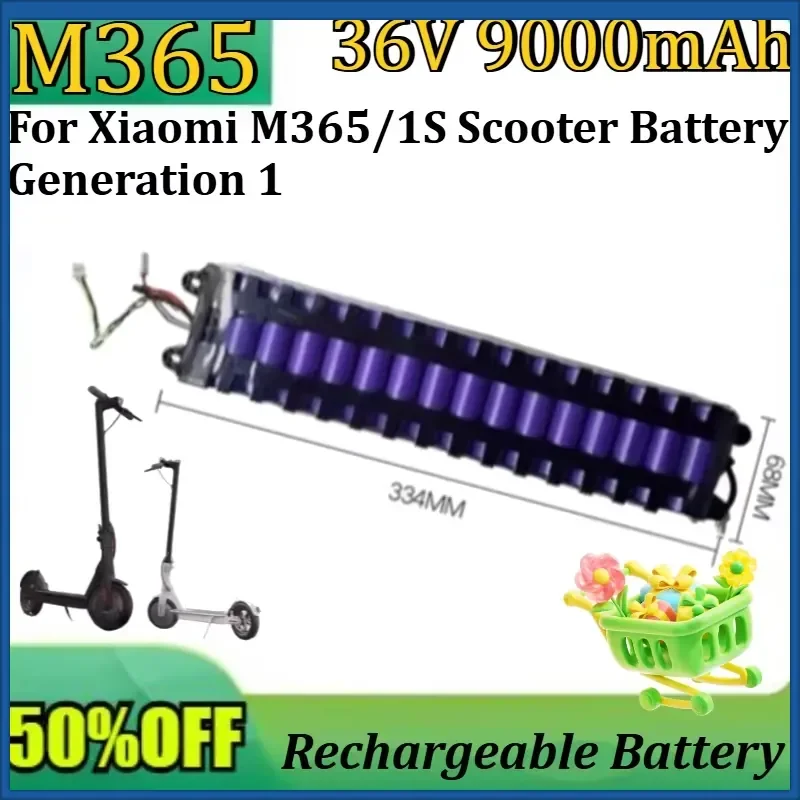 New 7800mAh/9000mAh high quality Battery For Xiaomi M365/1S Scooter Battery Generation 1