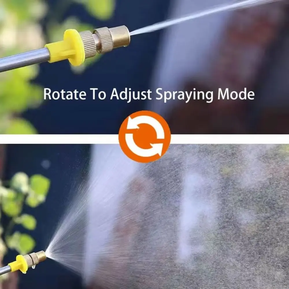 Durable Mini Atomizing Nozzle Copper Adjustable Spray Nozzle Spraying End