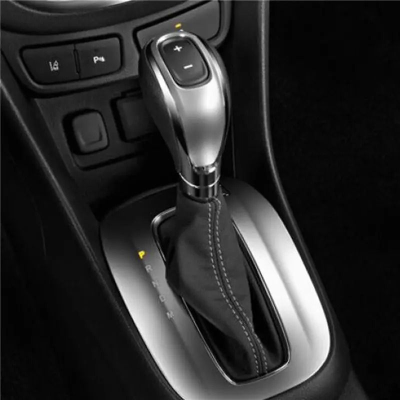 1PC Silver Car Parts Car Center Shifter Trim Cover Bezel Frame Bezel For Buick Encore 2013-2019 Opel Mokka 2013