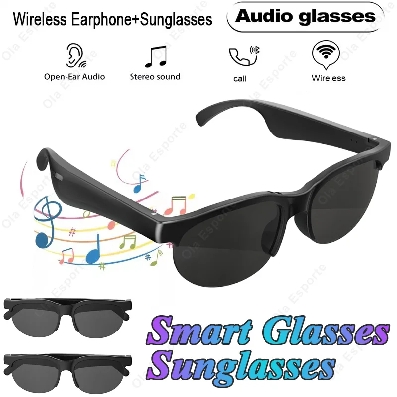 

Новые умные очки 2026 года: беспроводные звонки по Bluetooth, воспроизведение музыки, голосовой помощник, водонепроницаемые солнцезащитные очки для мужчин и женщин
