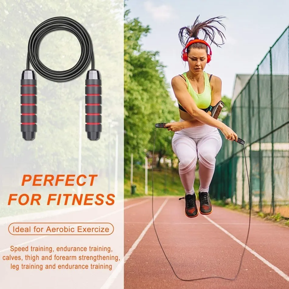 WorthWhile Professional Jump Ropes Speed Crossfit Workout Training MMA Boxing Home Gym Fitness Equipment for Men Women Kids