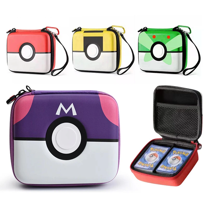 

2024 New Game Card Storage Box 400 Capacity Card Set Album Hard-Shell Storage Box Portable and multifunctional card storage box
