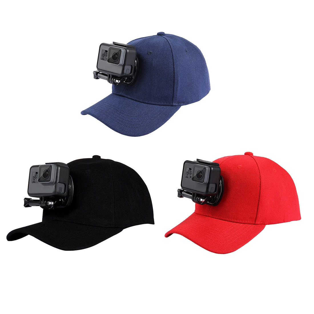 Regulowana płócienna czapka przeciwsłoneczna do kamery sportowej Gopro Hero 12 11 10 9 8 SJCAM SJ7000 SJ6000 M20 Eken H9R Pro Yi 4K